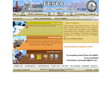 Tablet Screenshot of fesco.com.pk